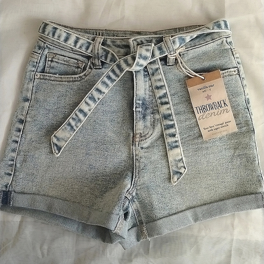 Light Denim Shorts